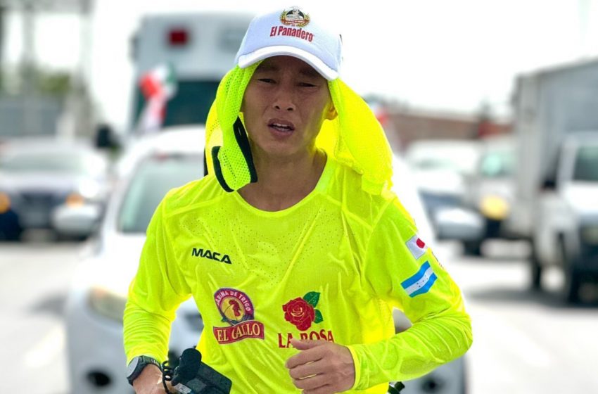  Apoyó Reynosa a japonés Shin Fujiyama en reto de 3 mil km