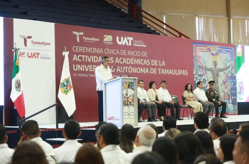  Con Dámaso, la UAT recuperó sus valores y se invierte en la educación