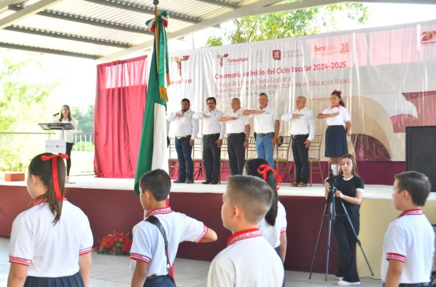  Vuelven a clases más de 1 millón de alumnos en Tamaulipas