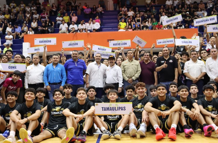  Inauguran en la UAT el Campeonato Nacional de Básquetbol U-14 de la ADEMEBA