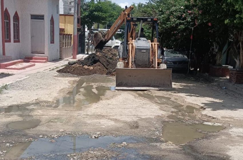  Invierten Estado y Municipio 20mdp en bacheo, drenaje y pavimentación en Victoria