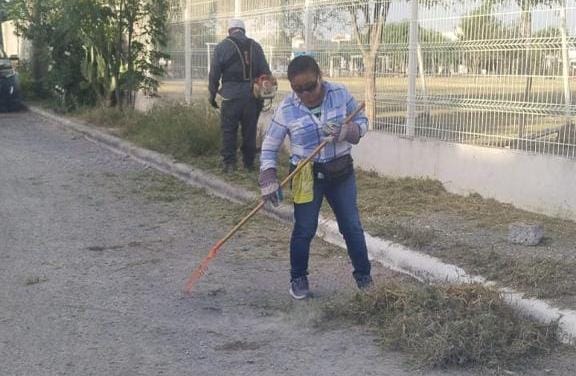  Limpian cuadrillas del Gobierno de Reynosa COBAT 17