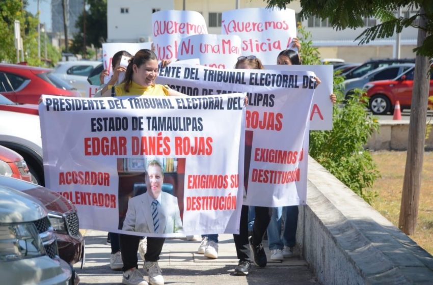  Se plantan contra el magistrado Edgar Danés, acusado de violación