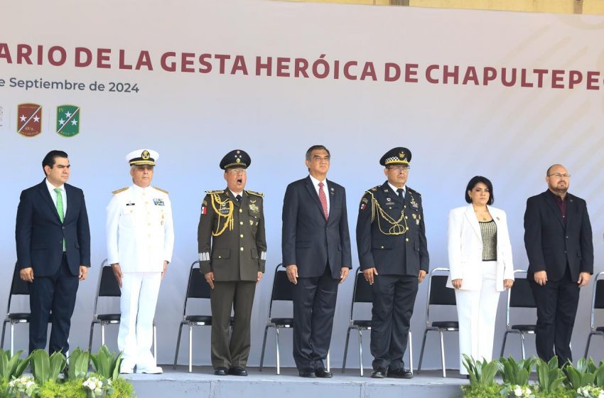  Preside Américo 177 aniversario de la gesta heroica de los Niños Héroes