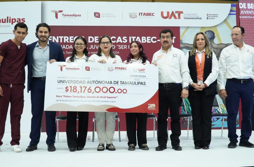  Más de 9 mil estudiantes de la UAT reciben la Beca “Futuro Tamaulipas”