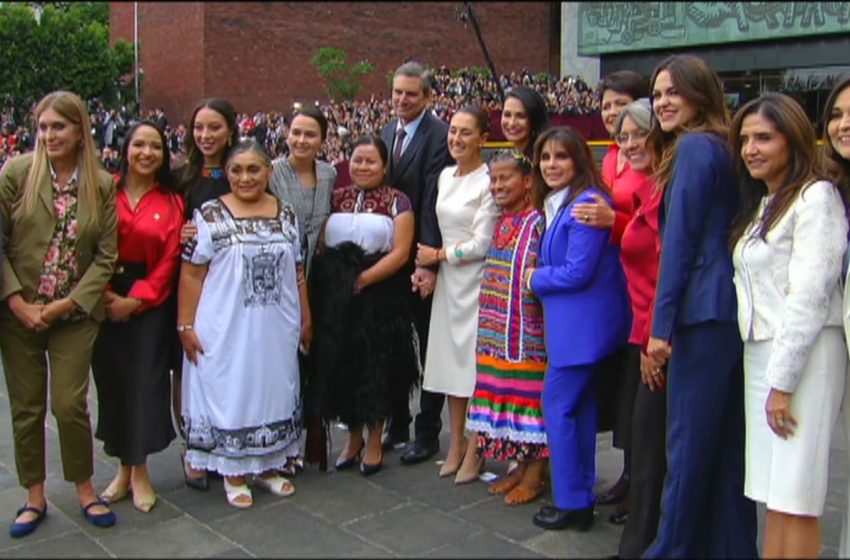  Acompañó Maki Ortiz a Claudia Sheinbaum en toma de protesta como presidenta de México