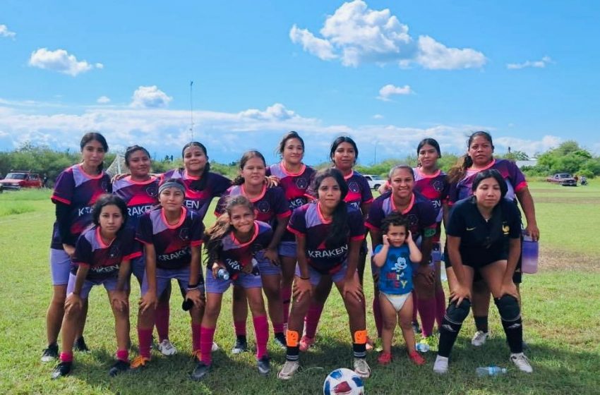  Kraken inaugura la liga femenil de Güemez con una victoriosa presentación