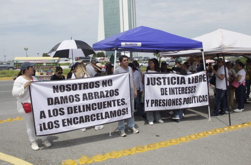  Trabajadores del Poder Judicial siguen en paro en Tamaulipas