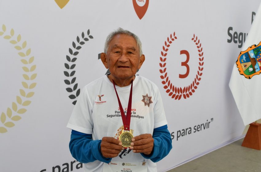  Reconoce SSPT perseverancia de atleta de 86 años de edad