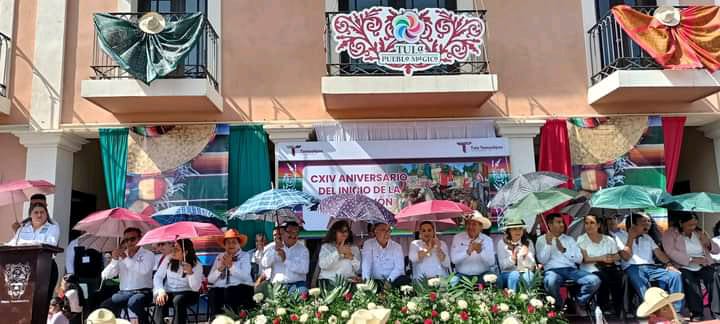  Magnífica conmemoración del 114 aniversario del inicio Revolución Mexicana en Tula