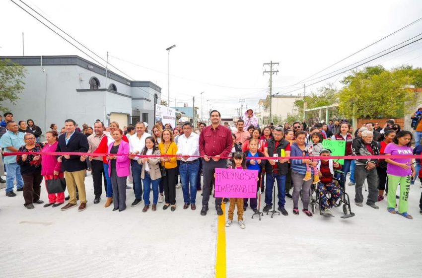  Inauguró Carlos Peña Ortíz pavimentación de 3.4 MDP en Condado del Norte