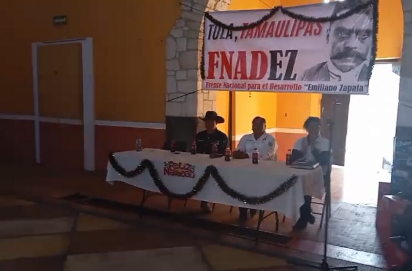  Frente Nacional para el Desarrollo Emiliano Zapata FNADEZ Celebra Posada en Tula, “Pueblo Mágico”