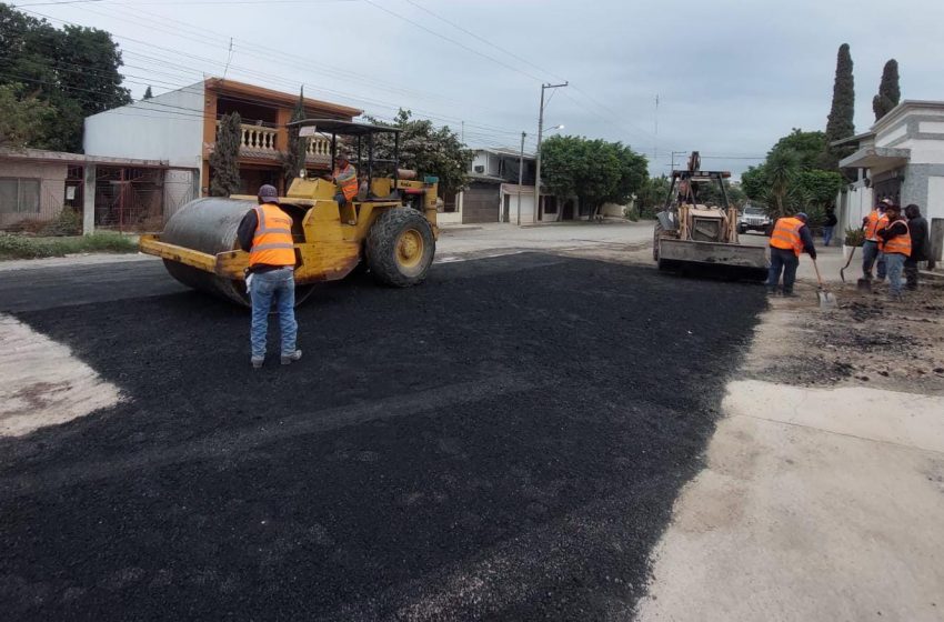  Mejora Municipio más de 17 mil m2 de calles.