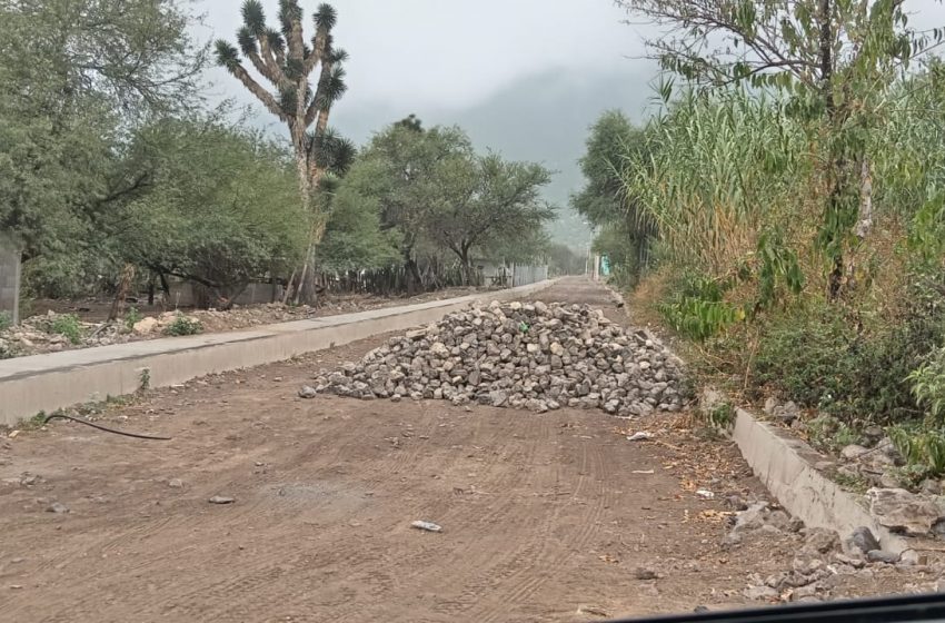  Nuevas Calles en Felipe Ángeles mejorarán captación de agua de lluvia