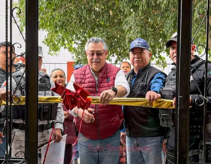  Inaugura René Lara remodelación del Módulo de Seguridad Pública