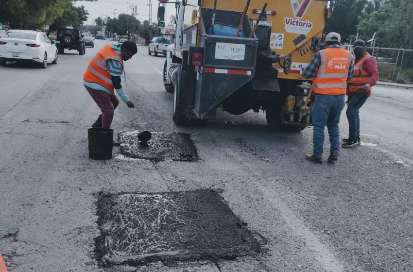  Rehabilita Municipio 510 metros más de asfalto dañado