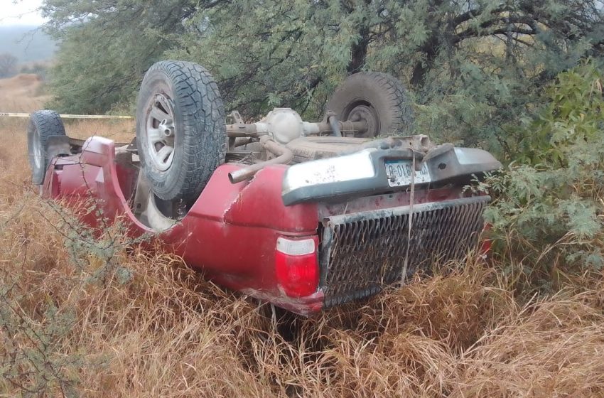  Volcadura en Jaumave deja un Tulteco fallecido