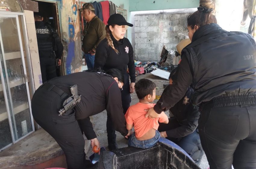  Rescatan a niño que sufría tortura en Reynosa