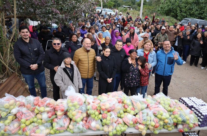  Con apoyo alimentario cuidan salud de familias vulnerables en Victoria.