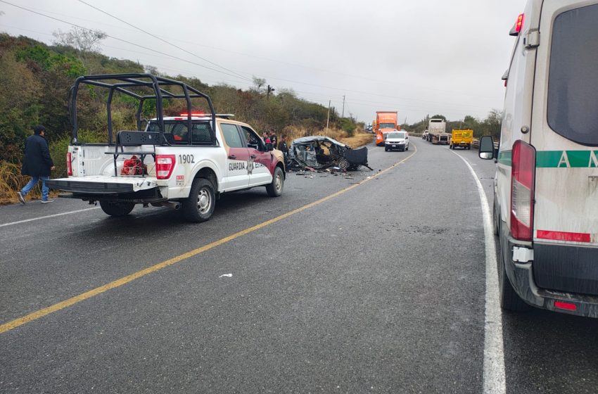  Accidente cerca de Villagrán deja un muerto y varios heridos