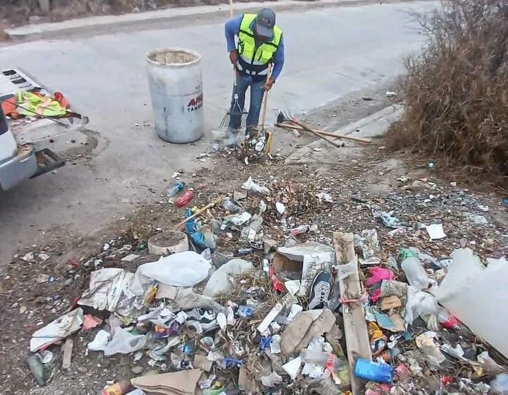  Gobierno Municipal de Tula insta a la ciudadanía a evitar basureros ilegales