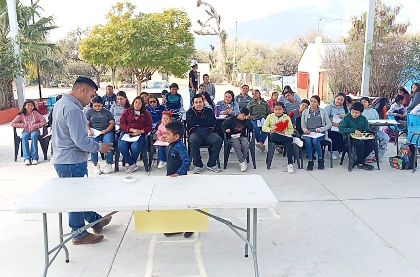  Conafe Tula implementa modelo innovador de tutorías en Comunidad de Aprendizaje Cerro Mocho