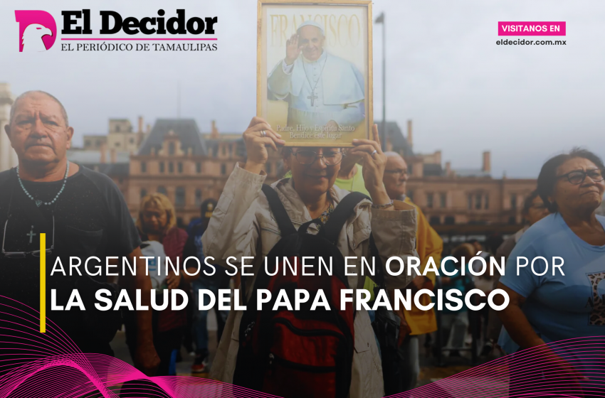  Argentinos se unen en oración por la salud del Papa Francisco