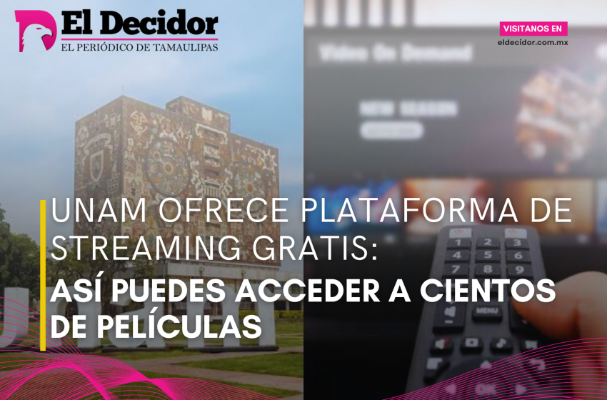  UNAM ofrece plataforma de streaming gratis: Así puedes acceder a cientos de películas