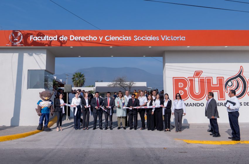  Rector de la UAT inaugura obras y fortalece infraestructura en la Facultad de Derecho Victoria