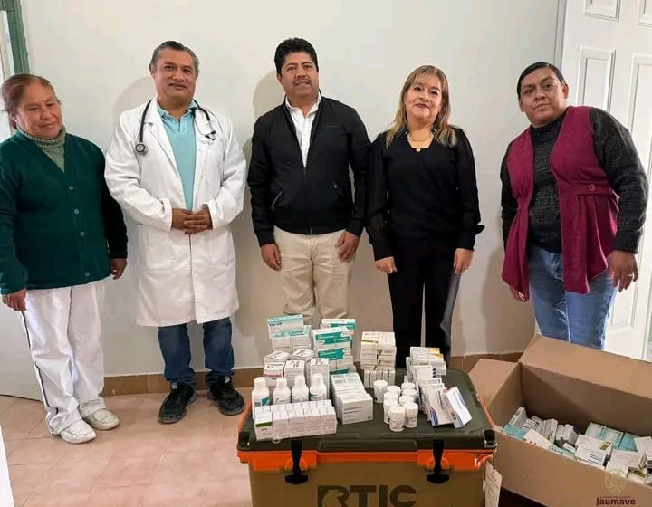  Gobierno de Jaumave entrega donativo para centro de salud en Ejido San Antonio