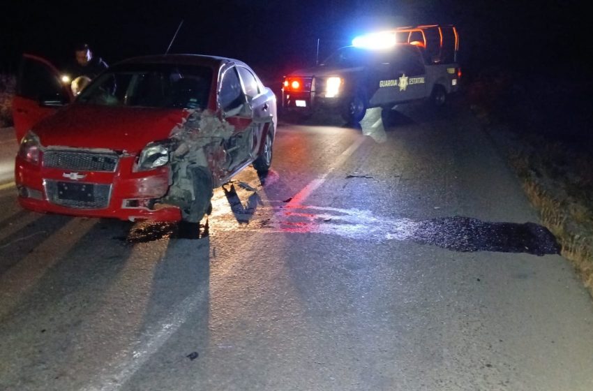  Bloqueada carretera Tula-SLP por volcadura