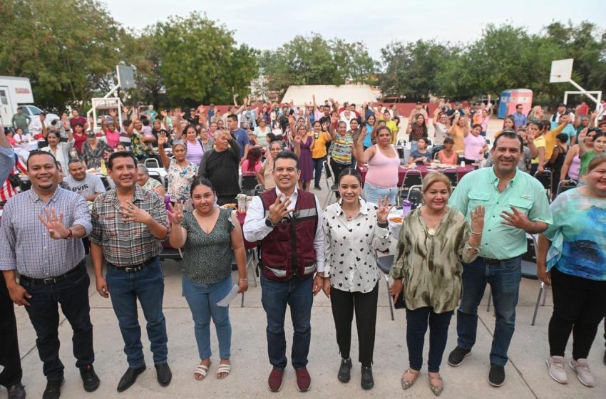  Alcalde lleva el gobierno municipal al fraccionamiento Luis Quintero.