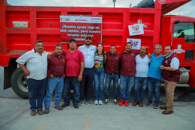  Responden corazones altamirenses a familias reynosenses