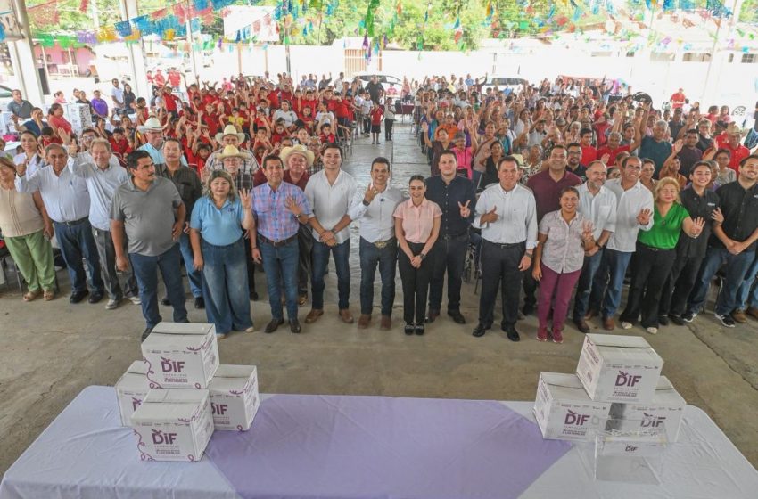 Reciben beneficios familias de ejidos La Libertad, Misión y La Presa.