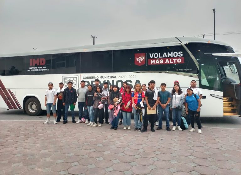  Apoya Gobierno de Reynosa traslado de estudiantes a encuentros deportivos
