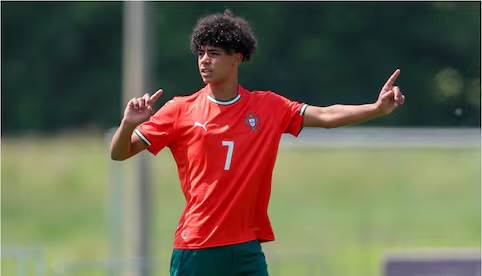 Debuta el hijo de Cristiano Ronaldo en la selección de Portugal