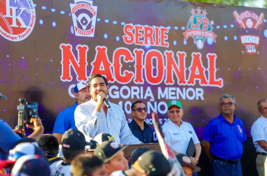  Inauguró el Alcalde Carlos Peña Ortiz Torneo Nacional de Beisbol Infantil en Reynosa