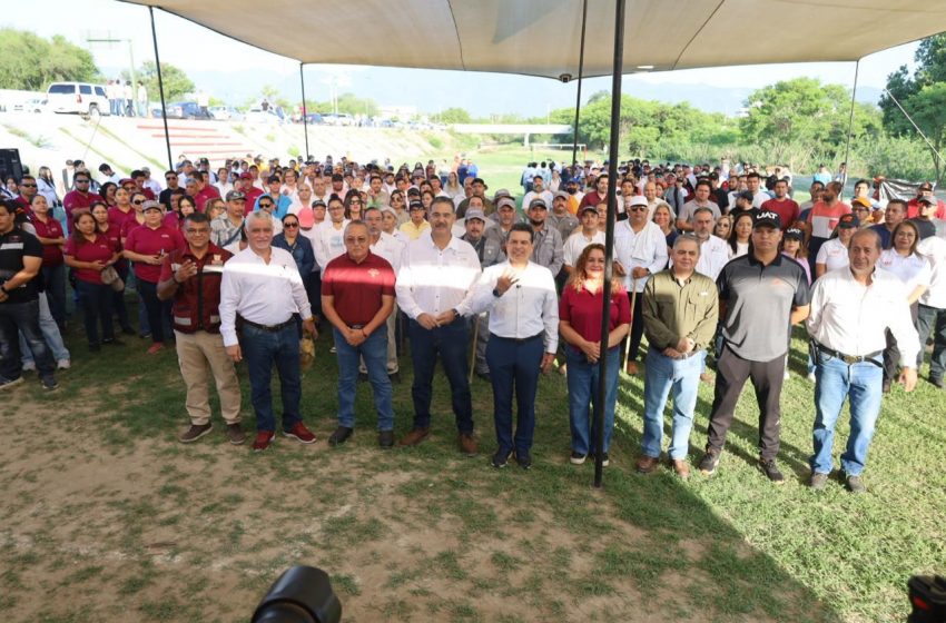Sociedad y gobierno, sanean cauce del río San Marcos.