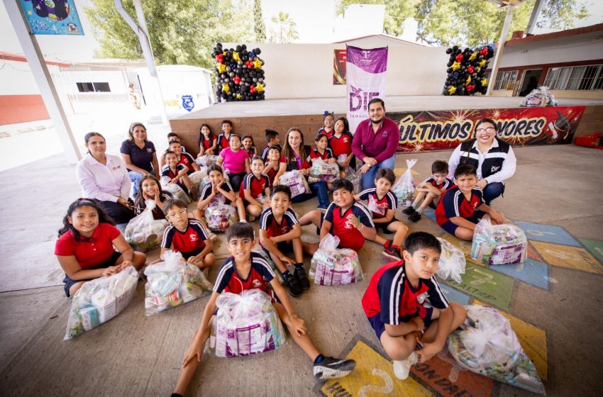 Entrega DIF Tamaulipas más de 104 mil dotaciones de verano del programa Desayunos Escolares