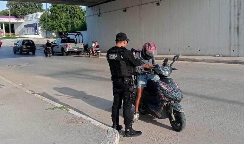 Motociclistas, en el ojo de Seguridad Pública por participar el delitos