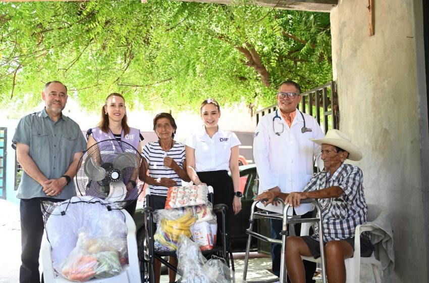 Brinda DIF Victoriaatención al llamado de matrimonio de adultos mayores.