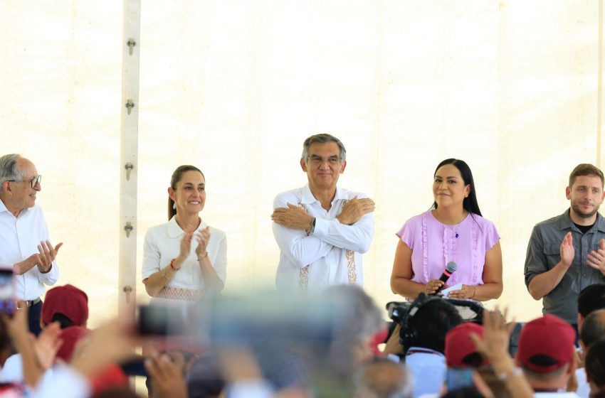 Claudia Sheinbaum pone en marcha en Tamaulipas programa Salud Casa por Casa y reconoce labor del gobernador Américo Villarreal