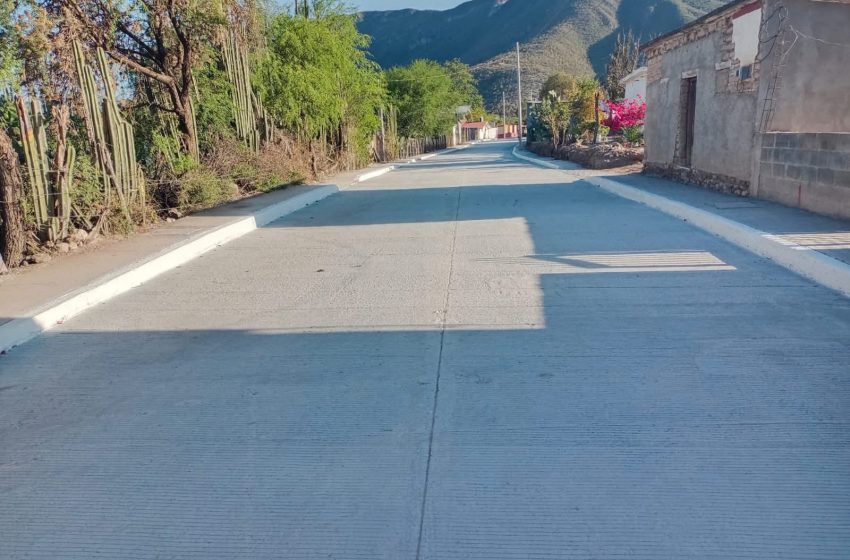 Concluyen pavimentación con hidráulico en Felipe Ángeles