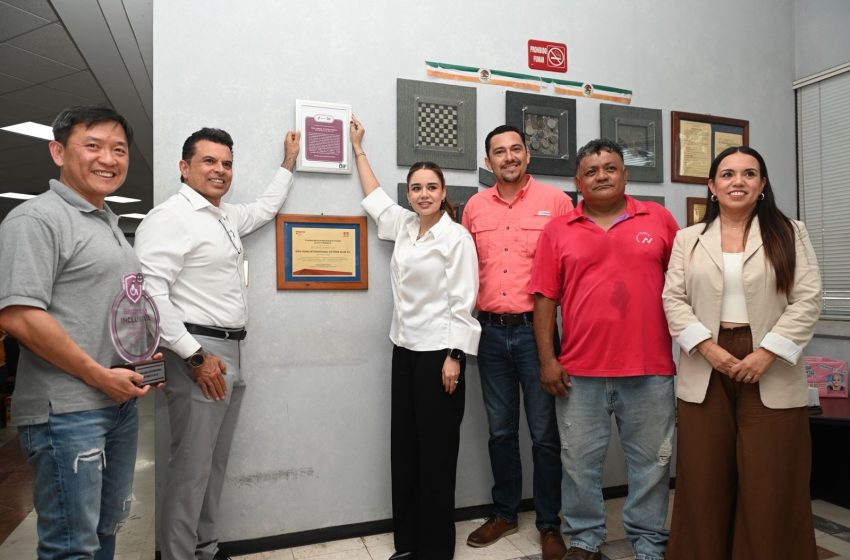 Certifican DIF y Municipioa Nien Hsing Internationalcomo empresa inclusiva.