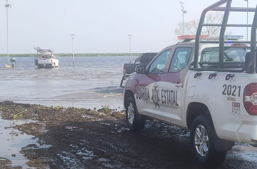 Guardia Estatal activa Plan Tamaulipas por desbordamiento de ríos en el sur del estado