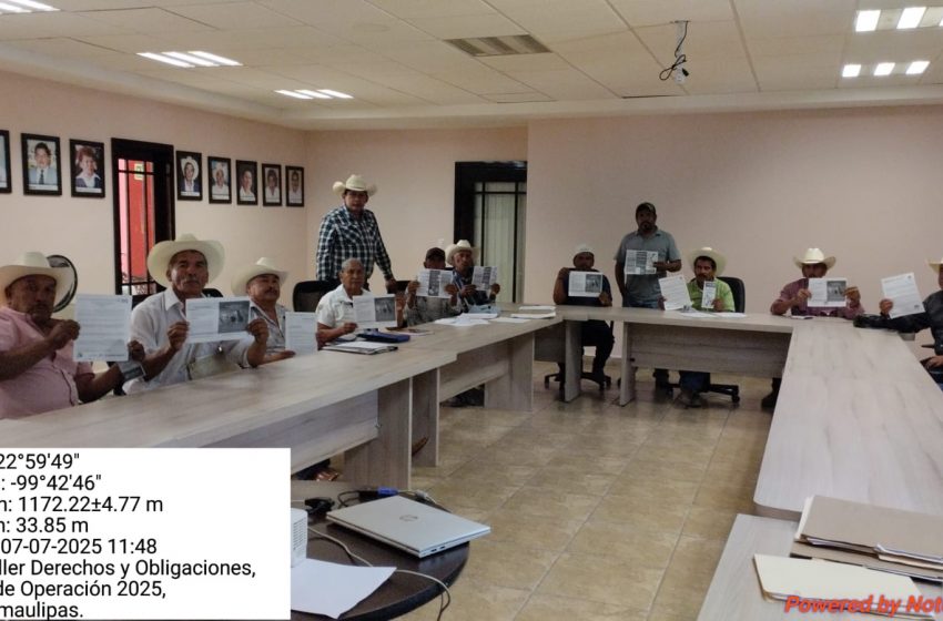 Ejidos de Tula firman convenio para fortalecer el manejo forestal comunitario