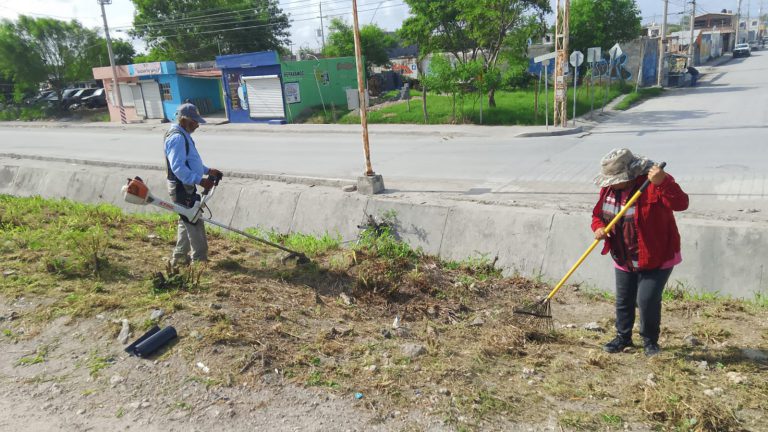 Dedica Gobierno de Reynosa trabajo de saneamiento a colonias