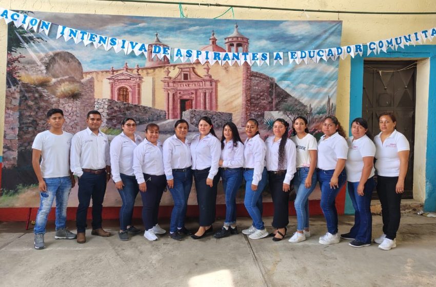  Inicia Formación Intensiva en CONAFE de Tula