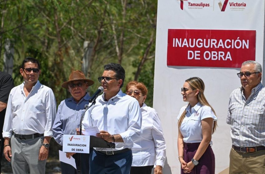Entrega Municipio nueva calle para beneficiar a vecinos de colonias Norberto Treviño y Viviendas Populares.