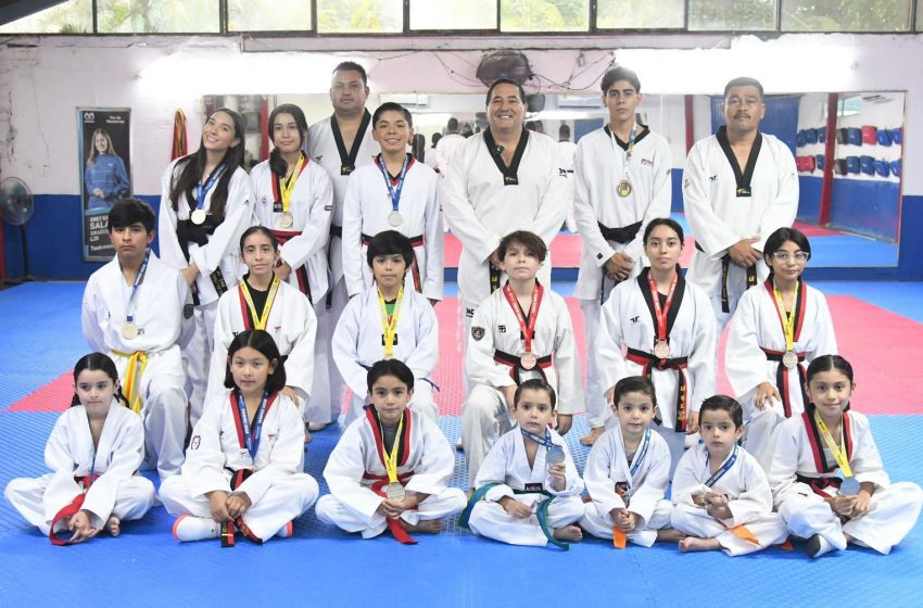 Gimnasio 11 Mina conquista el Estatal de Taekwondo